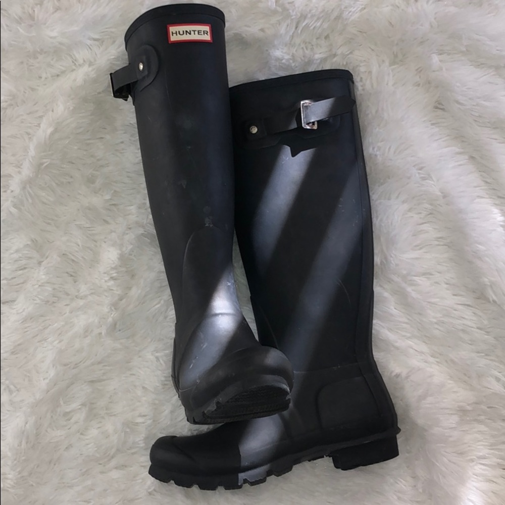 Hunter: Tall boots navy